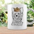 Yorkshire Terrier Dog Wearing Crown Yorkie Dog Coffee Mug Gifts ideas