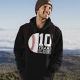 10 Years Of Being Awesome 10Th Birthday Baseball Hoodie Lifestyle