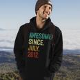 11 Year Old Awesome Since July 2012 11Th Birthday Hoodie Lifestyle