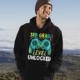 3Rd Grade Level Unlocked First Day Back To School Kids Boys Hoodie Lifestyle