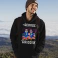 4Th Of July George Washington Griddy George Griddin Funny Hoodie Lifestyle