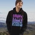 According To Chemistry Alcohol Is A Solution Graphic Hoodie Lifestyle