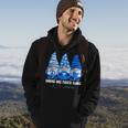 Als Awareness Month Blue Ribbon Gnomies Support Hoodie Lifestyle