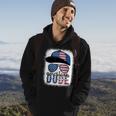 American Dude 4Th Of July Usa Flag Glasses American Family Hoodie Lifestyle