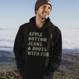Apple Bottom Jeans And Boots With Fur Hoodie Lifestyle