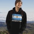 Argentinian Flag Vintage Made In Argentina Hoodie Lifestyle