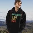 Awesome Since June 1983 40Th Birthday 40 Years Old Gifts Men Hoodie Lifestyle