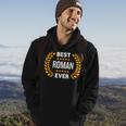 Best Roman Ever With Five Stars Name Roman Hoodie Lifestyle