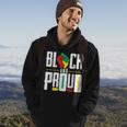 Black And Proud Raised Fist Junenth Afro American Freedom Hoodie Lifestyle