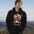Butts Name Gift Santa Butts Hoodie Lifestyle