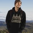 Cambodia Angkor Wat Khmer Historical Temple Hoodie Lifestyle