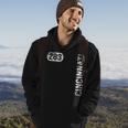 Cincinnati Ohio 283 Area Code Vintage Retro Hoodie Lifestyle