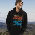 Content Strategist Job Drink & Swear Humor Joke Hoodie Lifestyle