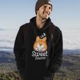 Corgi Dog Lover Cute Sweet Dreams Sleeping Corgi Hoodie Lifestyle