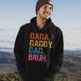 Dada Daddy Dad Bruh Fathers Day 2023 Retro Vintage Funny Hoodie Lifestyle