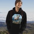 Dall Sheep With Scenic Landscape Dall Sheep Hoodie Lifestyle