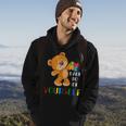 Dare To Be Yourself Autism Awareness Gifts Bear Lover Hoodie Lifestyle