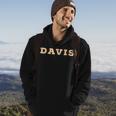 Davis In All Caps Davis Funny Gifts Hoodie Lifestyle