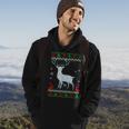 Deer Ugly Christmas Sweater Hoodie Lifestyle