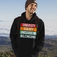 Diversity Equity Inclusion Belonging Hoodie Lifestyle