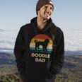 Doodle Dad For Men Goldendoodle Dog Vintage Gift Dad Hoodie Lifestyle