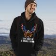 Eagle American Flag Vintage Retro Try That In My Town Hoodie Lifestyle