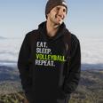 Eat Sleep Volleyball Repeat Cool Player Hoodie Lifestyle