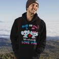 Elephant Baby Pink Or Blue We Already Love You Gender Reveal Hoodie Lifestyle