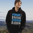 Forget Mistake Remember Lesson Design Hoodie Lifestyle