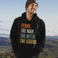 Frank The Best Man Myth Legend Funny Best Name Frank Hoodie Lifestyle