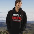 Funny Annoy A Liberal Use Facts And Logic Gift Hoodie Lifestyle