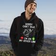 Funny Fishing Im On My Other Line Fisherman Bass Fishing Hoodie Lifestyle