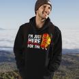 Funny Hot Dog Im Just Here For The Wieners Sausage Hoodie Lifestyle