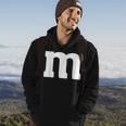 Letter M Halloween Matching Color Costume Group Family Hoodie Lifestyle