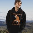 Pitbull I Guess What Pittie Butt I Dog Lover Pitbull Hoodie Lifestyle