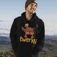 Thanksgiving Turkey Twerky Family Matching Youth Hoodie Lifestyle