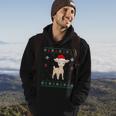 Ugly Xmas Sweater Style Matching Sheep Christmas Hoodie Lifestyle