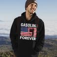 Gasoline Forever Funny Gas Cars Lover Patriotic Usa Flag Patriotic Funny Gifts Hoodie Lifestyle