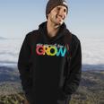 Give Yourself Time To Grow Inspirational Motivational Growth Motivational Funny Gifts Hoodie Lifestyle
