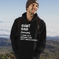 Goat Dad Definition Funny Hoodie Lifestyle