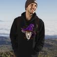 Goat Witch Hat Funny Halloween Goat Lover Whisperer Hoodie Lifestyle