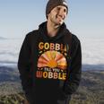 Gobble Till You Wobble Thanksgiving Turkey Cute Family Out Hoodie Lifestyle