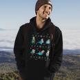 Green Quaker Ugly Christmas Sweater Parrot Owner Birb Hoodie Lifestyle