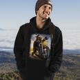 Grizzly Bear Riding Chopper Motorcycle Hoodie Lifestyle