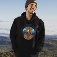 Groovy Mountain Mama Hippie 60S Psychedelic Artistic Hoodie Lifestyle