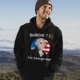 Handsome No Im Georgeous Washington 4Th Of July 1776 1776 Funny Gifts Hoodie Lifestyle