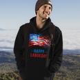 Happy Labor Day Fireworks And American Flag Labor Patriotic Hoodie Lifestyle