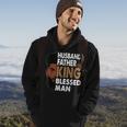 Husband Father King Blessed Man Afro Hoodie Lifestyle