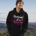 Husband Of A Warrior Breast Cancer Awareness Month Support Hoodie Lifestyle