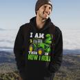 I Am 2 This Is How I Roll Two Years Old Tractor 2Nd Birthday Hoodie Lifestyle